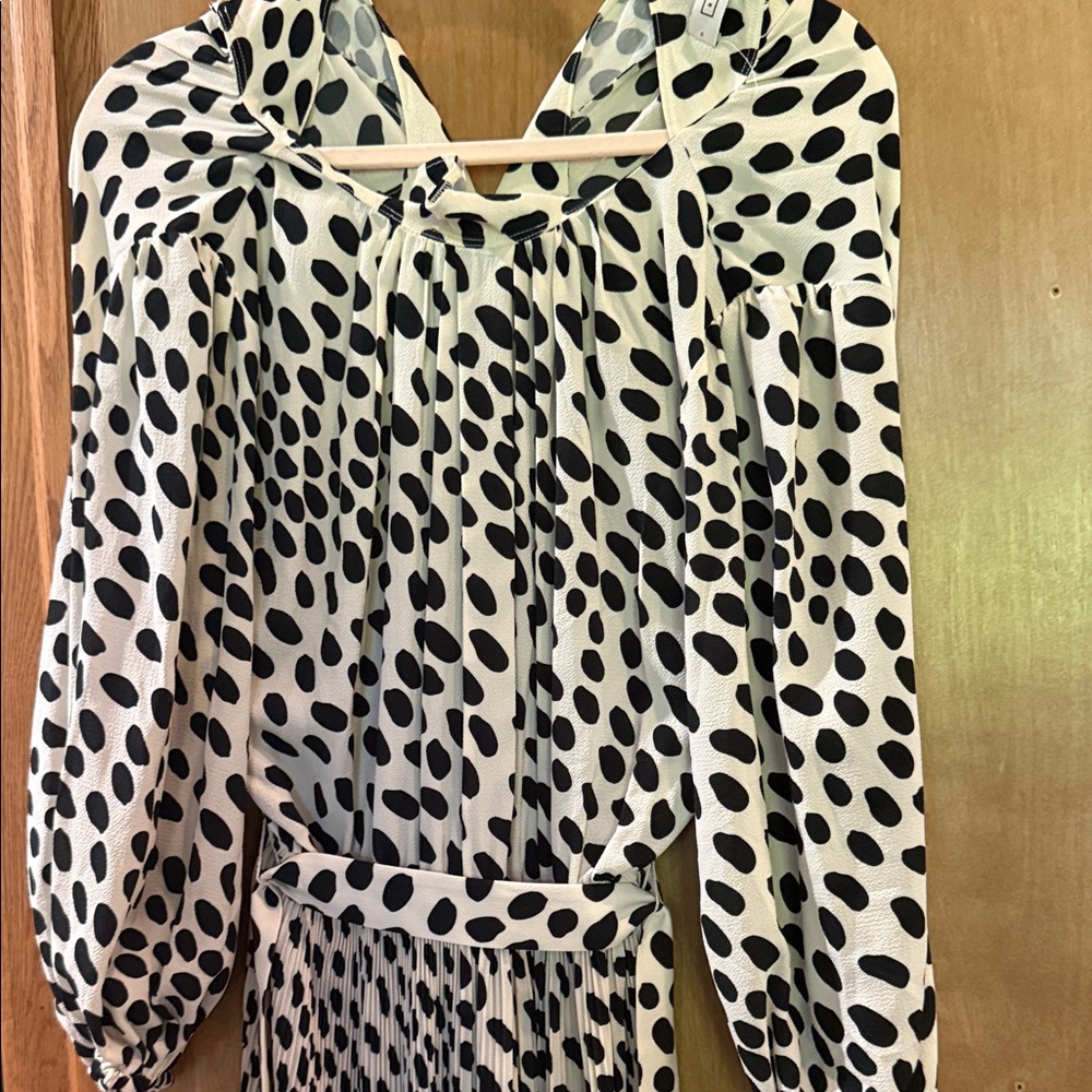 AYR small Black and White Polka Dot Dress